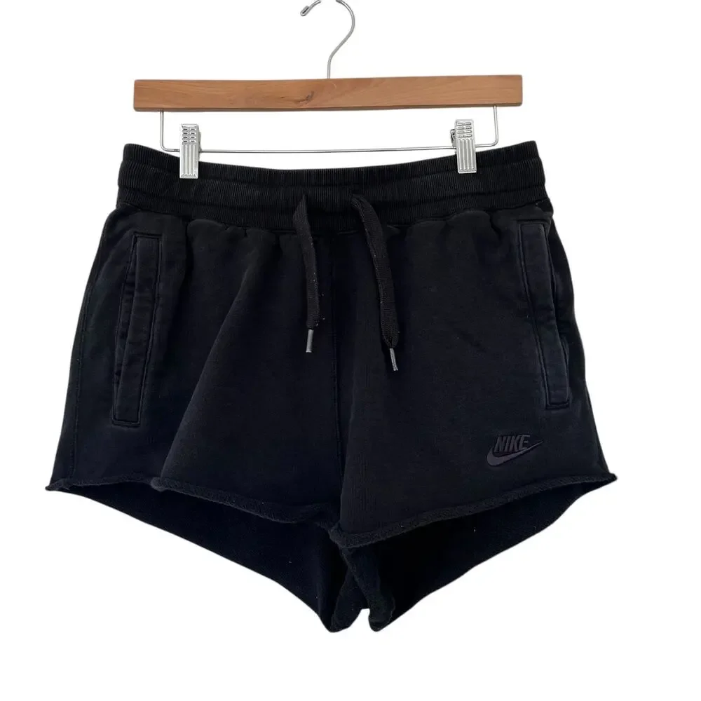 Nike Black Sweat Shorts Sz M